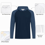 All-Over Print Men's Sun Protection Hooded Sport Top