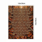 Bible Themed Quotes Designs WIth Purpose Brand Vertical Framed Canvas Wall