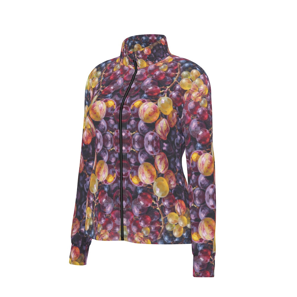 Coat of Many Colors Collection - Bare Good Fruit  Women's Long Sleeve Thumbhole Jacket|230GSM
