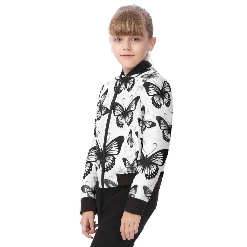 Blouson aviateur enfant imprimé all-over