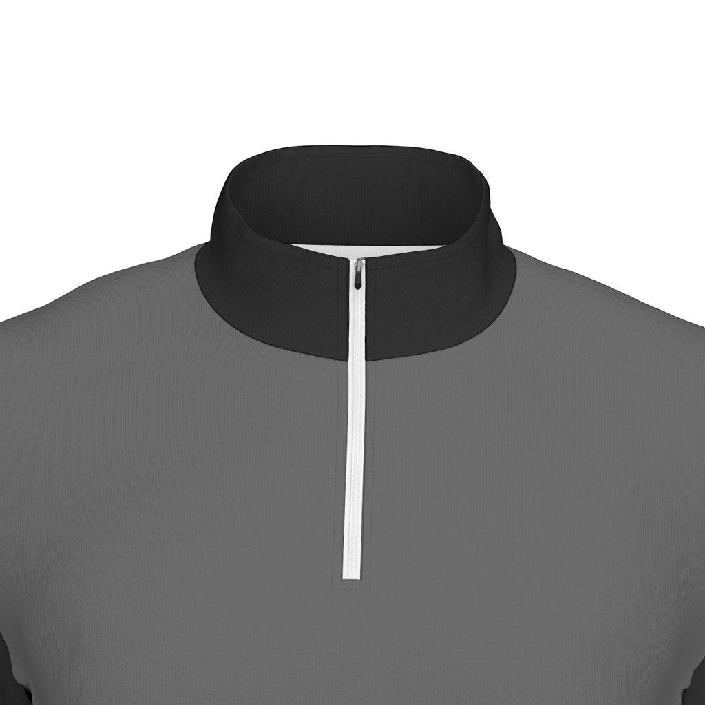 All-Over Print Men's Sports Collar Jersey With Long Sleeve| Interlock