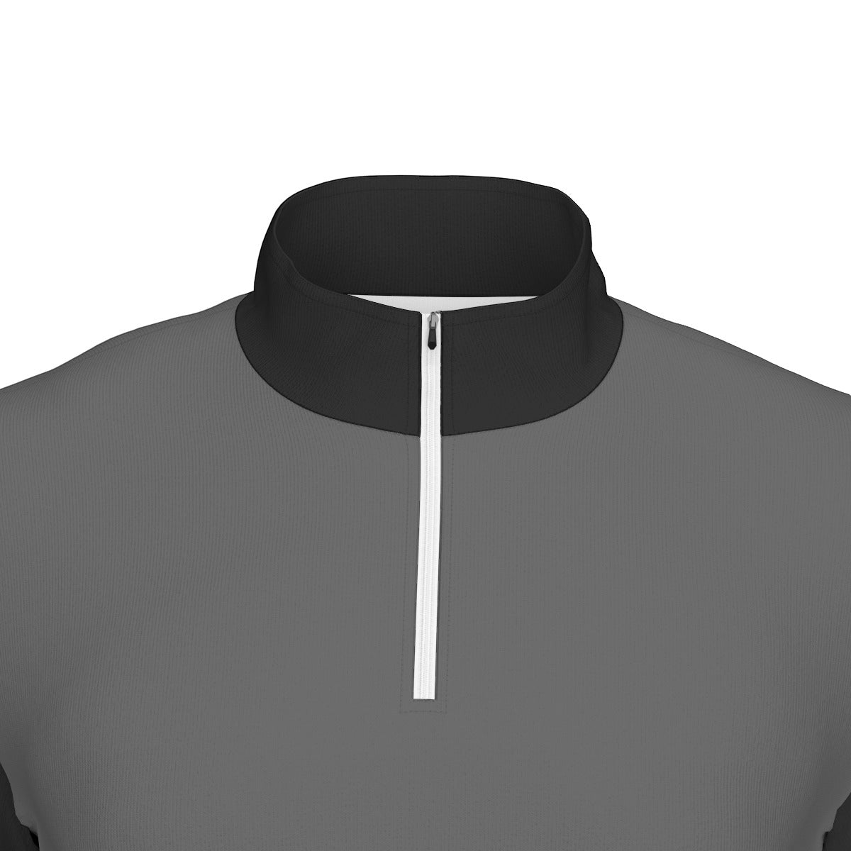 All-Over Print Men's Sports Collar Jersey With Long Sleeve| Interlock
