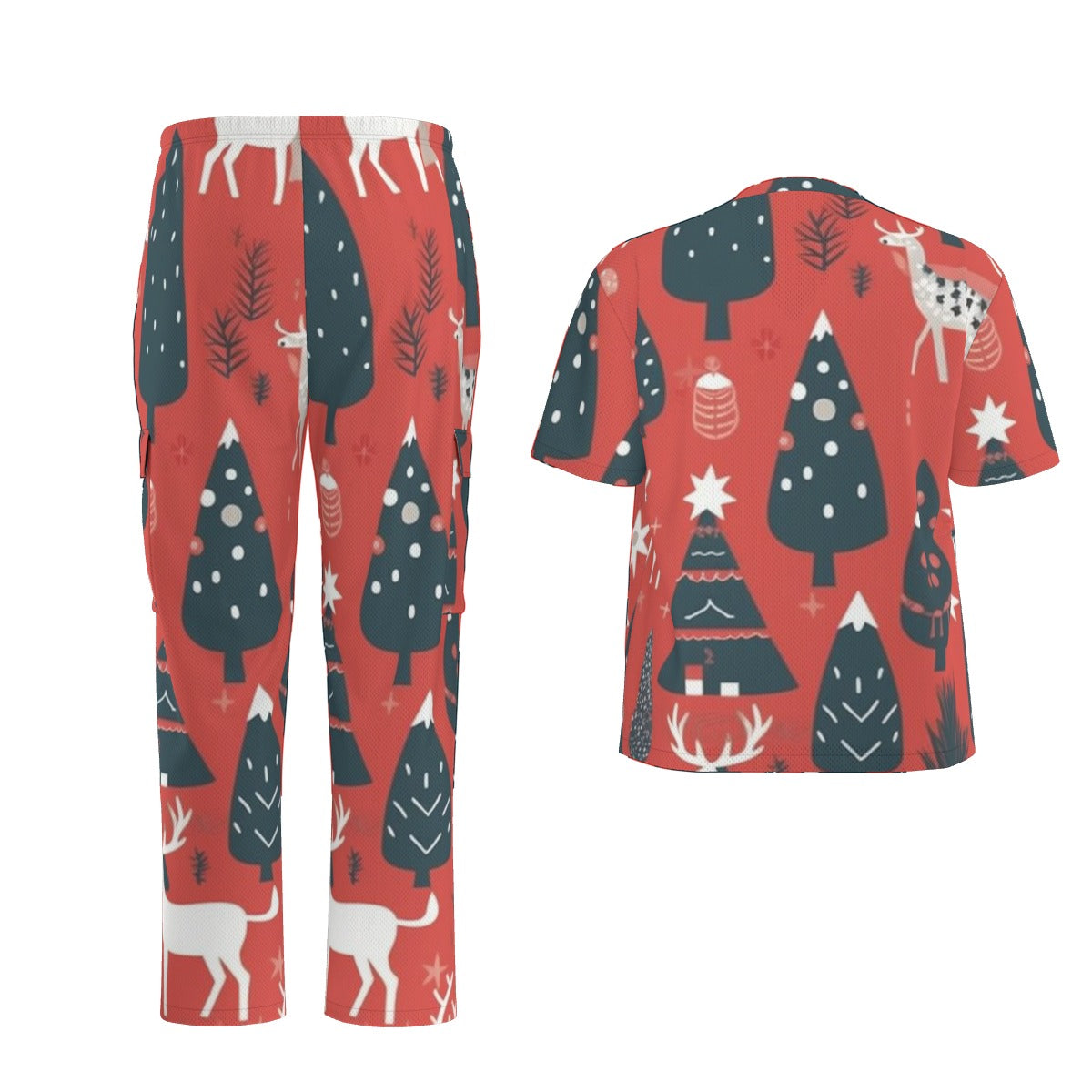 All-Over Print Unisex Scrub Set|Birdseye