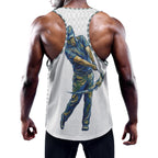 All-Over Print Men's Slim Y-Back Muscle Tank Top