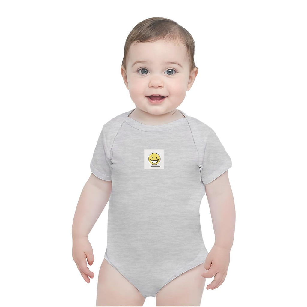Baby Short-Sleeve Onesie Printed in USA| 190GSM Front Back DTF