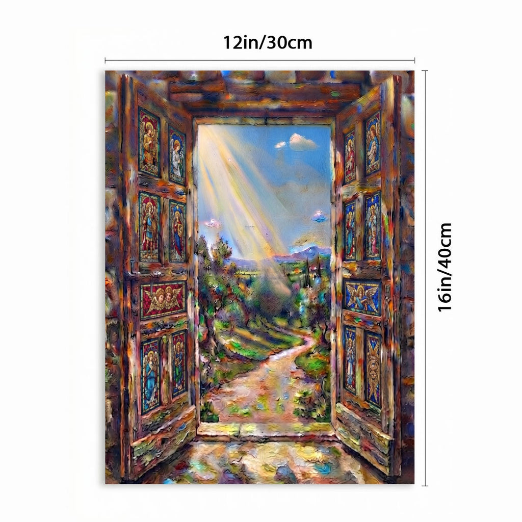 Light Through An Open Door Designs WIth Purpose Brand Vertical Framed Canvas Wall
