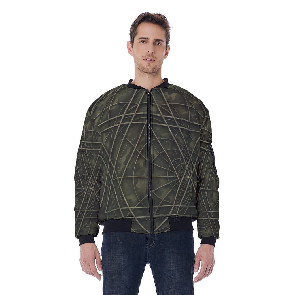 Veste pour homme à impression intégrale avec poche sur la manche