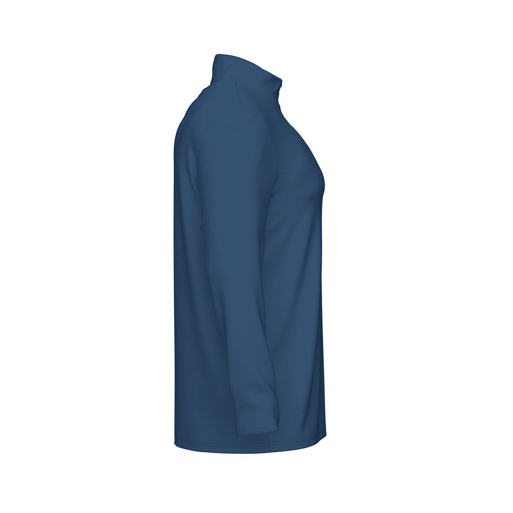 All-Over Print Men's Sports Collar Jersey With Long Sleeve| Interlock