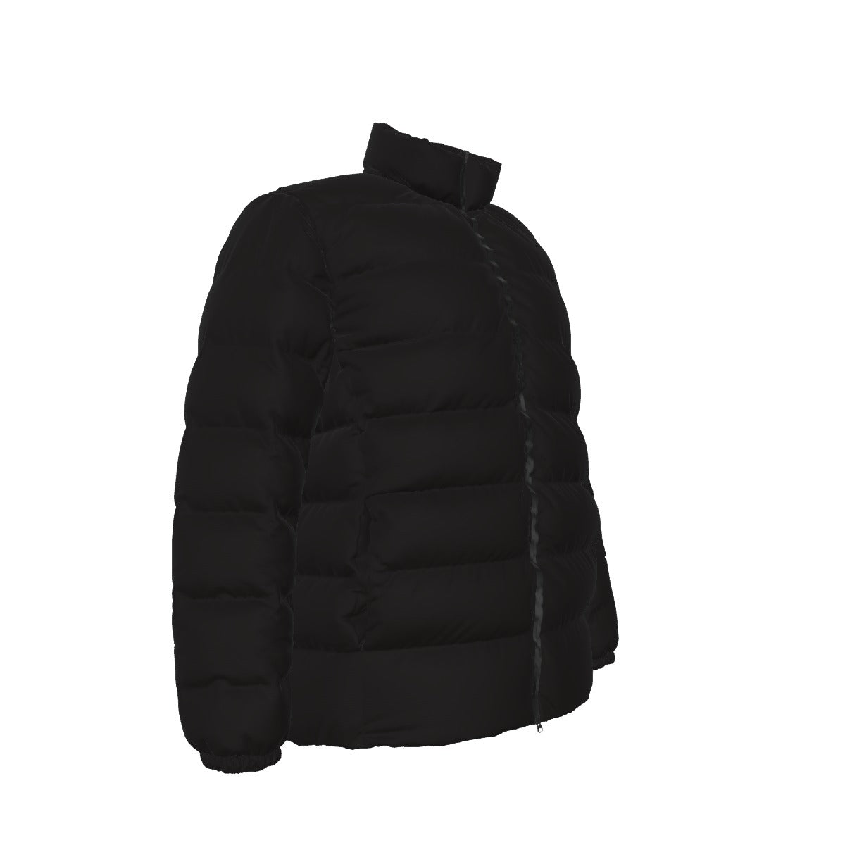 All-Over Print Unisex Stand collar slim down jacket