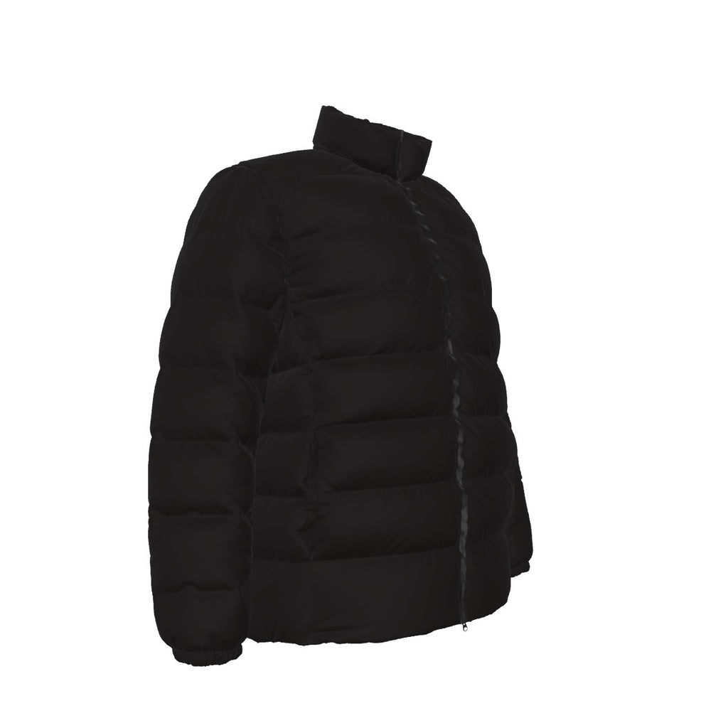 All-Over Print Unisex Stand collar slim down jacket