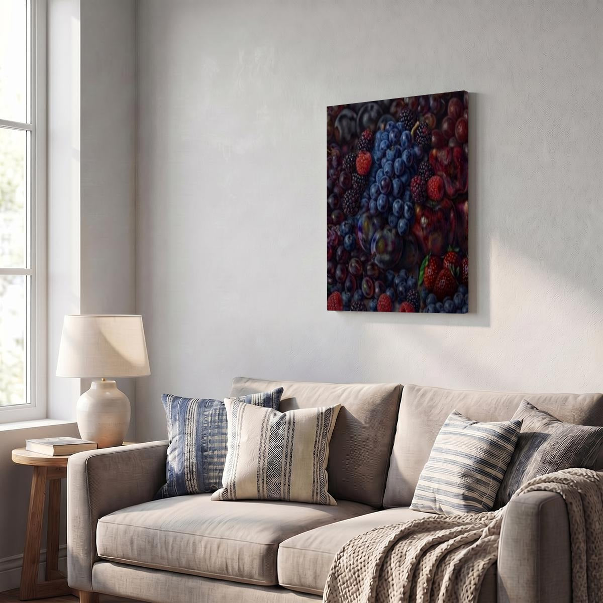 Vertical Framed Canvas Wall Art Printed in Canada