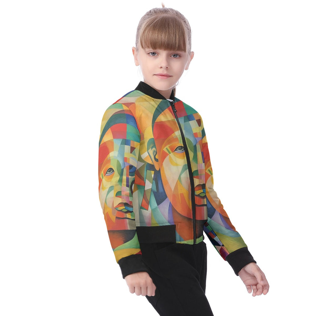 Blouson aviateur imprimé intégral pour enfant