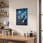 Thickened Rectangular Iron Wall Painting Printed in Canada