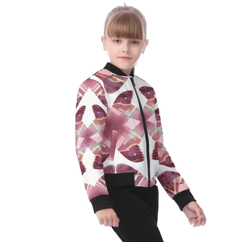 Chaqueta bomber para niños con estampado integral
