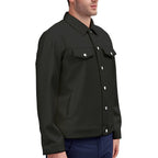 All-Over Print Unisex Lapel Jacket | 245GSM Cotton