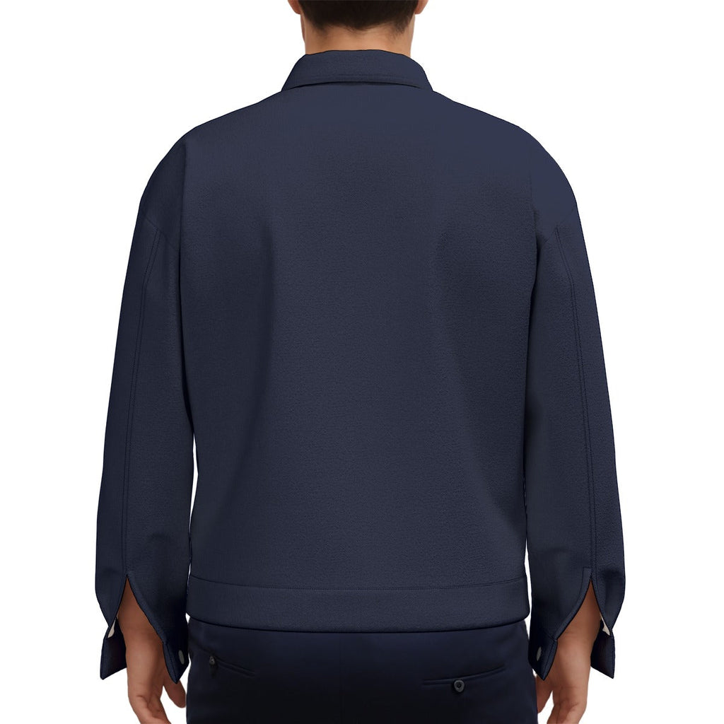 Giacca unisex con stampa all-over e revers | Cotone 245 g/m²