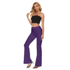 All-Over Print Women's High Elastic Flare Pants
