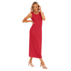 All-Over Print Women's Tank Top Long Dress