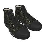 Men's Black Sole Canvas Shoes