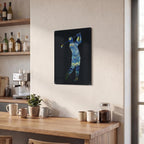 Golfer's Thickened Rectangular Iron Wall Painting Printed in Canada