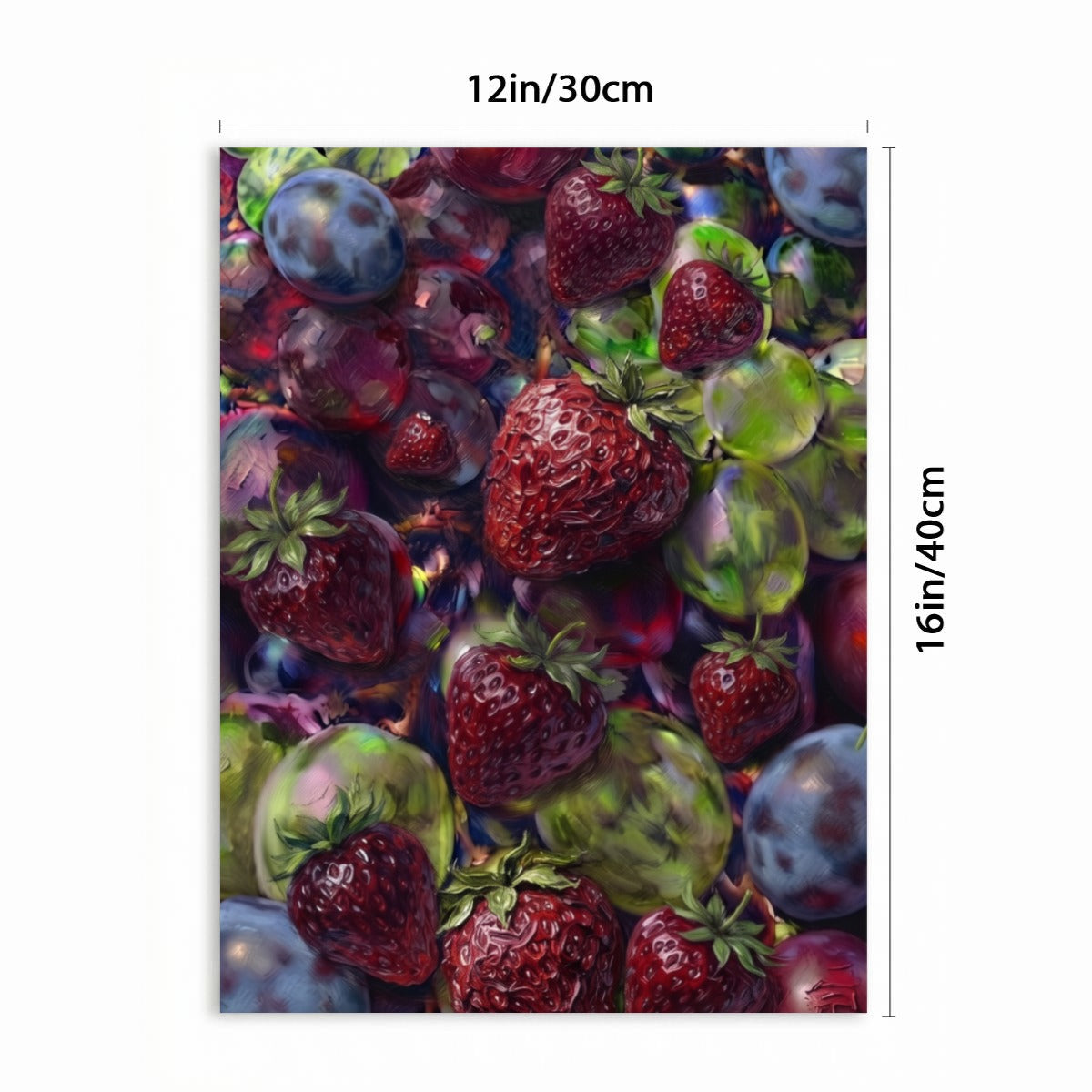 Vertical Framed Canvas Wall Art Printed in Canada