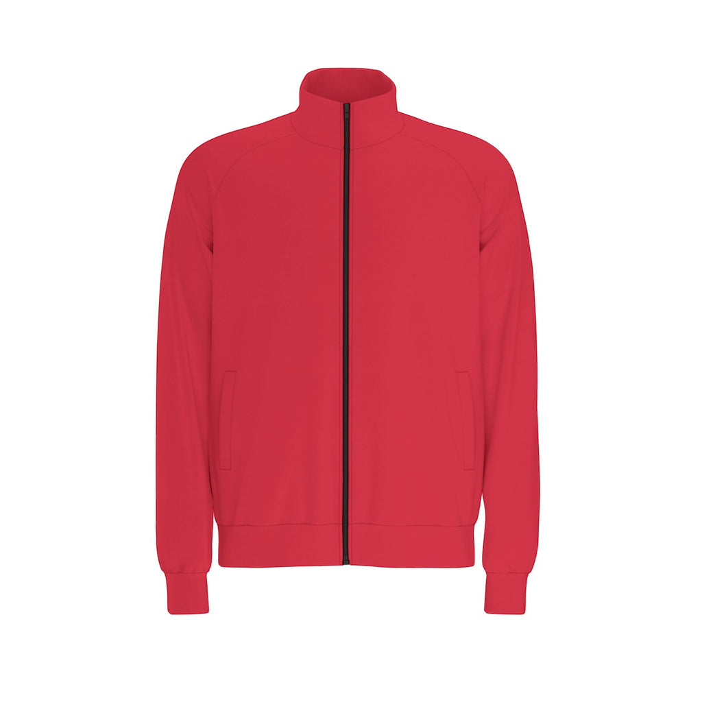 All-Over Print Men's Raglan-Sleeve Stand Collar Jacket