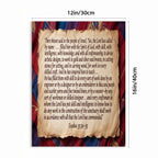Bible Themed Quotes Designs WIth Purpose Brand Vertical Framed Canvas Wall