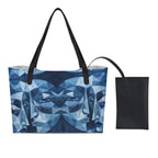Borsa Tote da Shopping Con Mini Borsa Nera