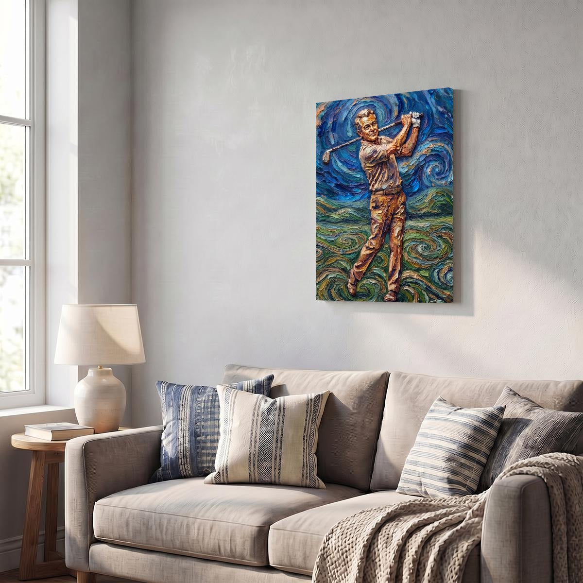 Vertical Framed Canvas Wall Art Printed in Canada