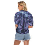 All-Over Print Women's V-neck Shirts