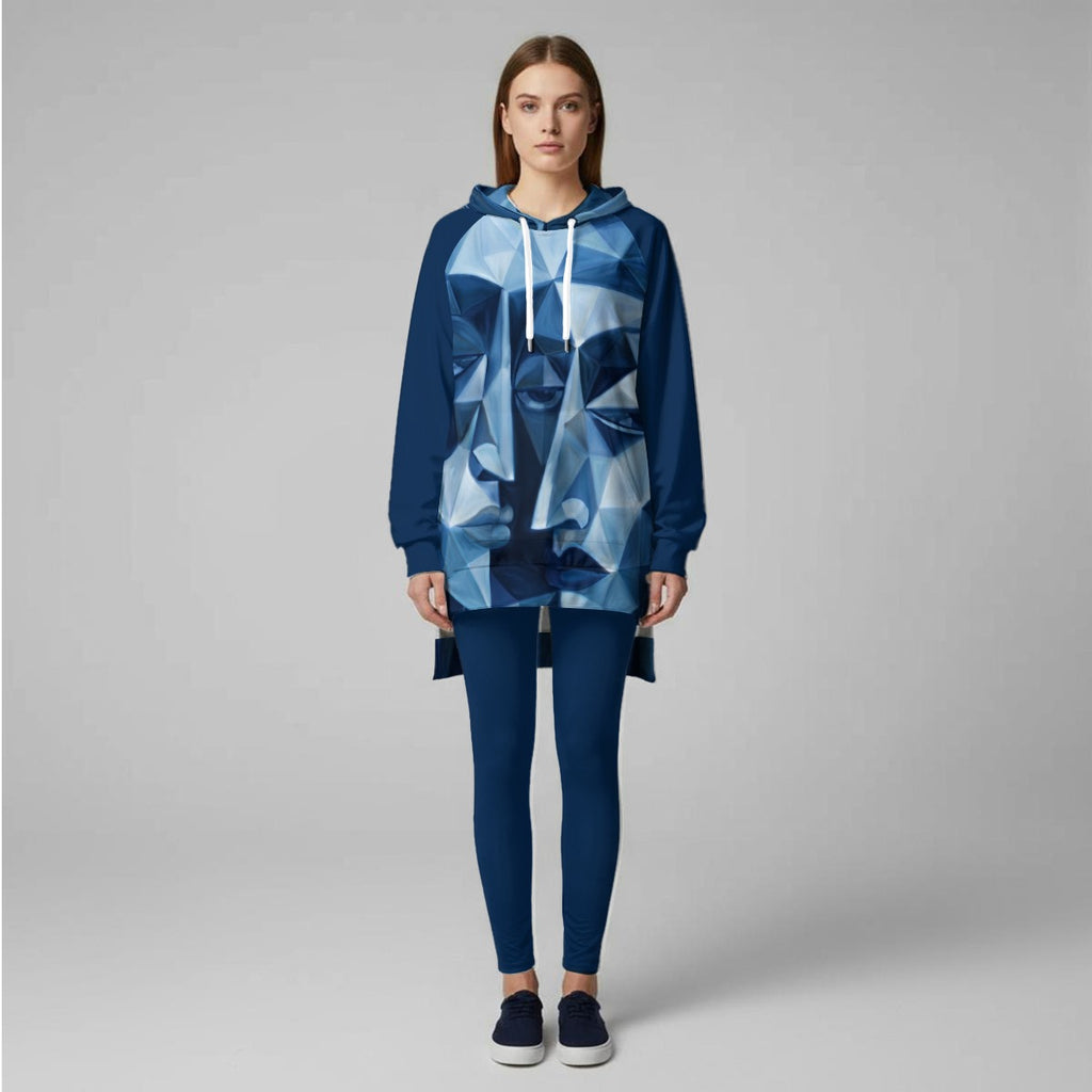 All-Over Print Women's Stretch Hoodie Set