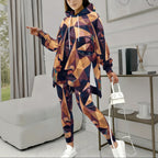 All-Over Print Women's Stretch Hoodie Set