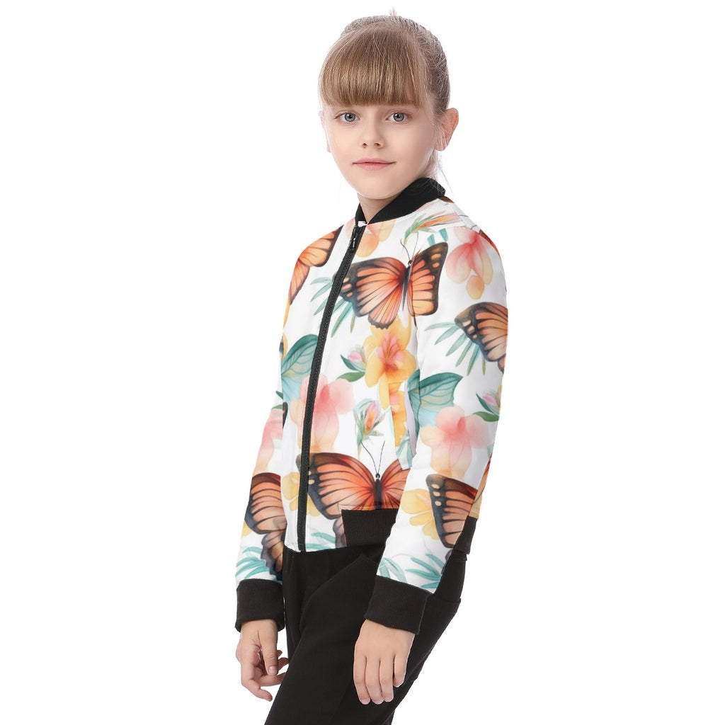 Chaqueta bomber para niños con estampado integral
