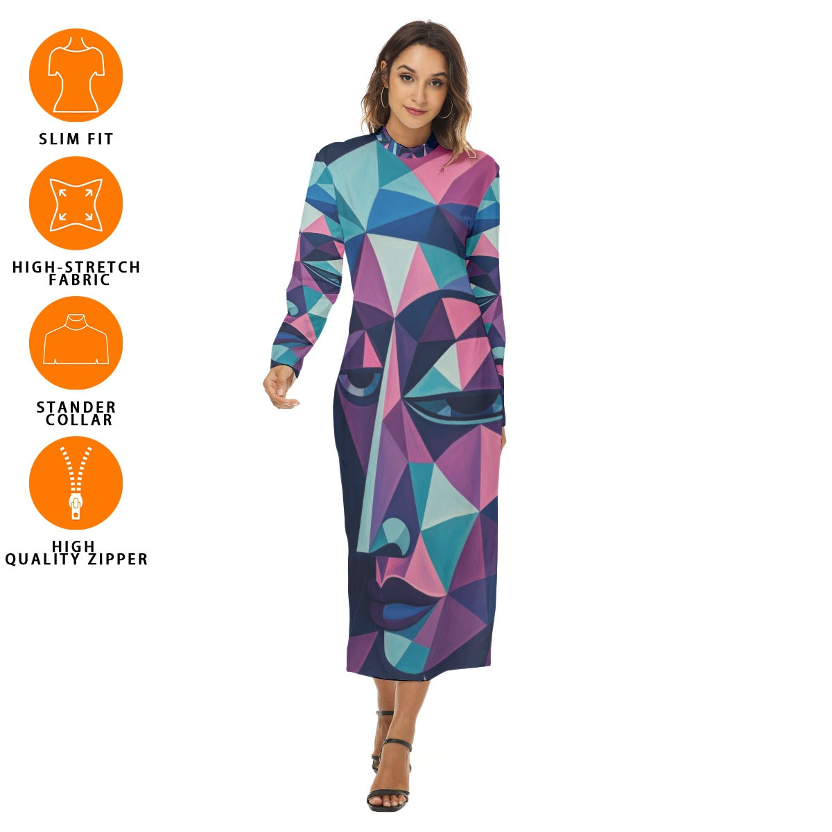 All-Over Print Women's Hip Dress
