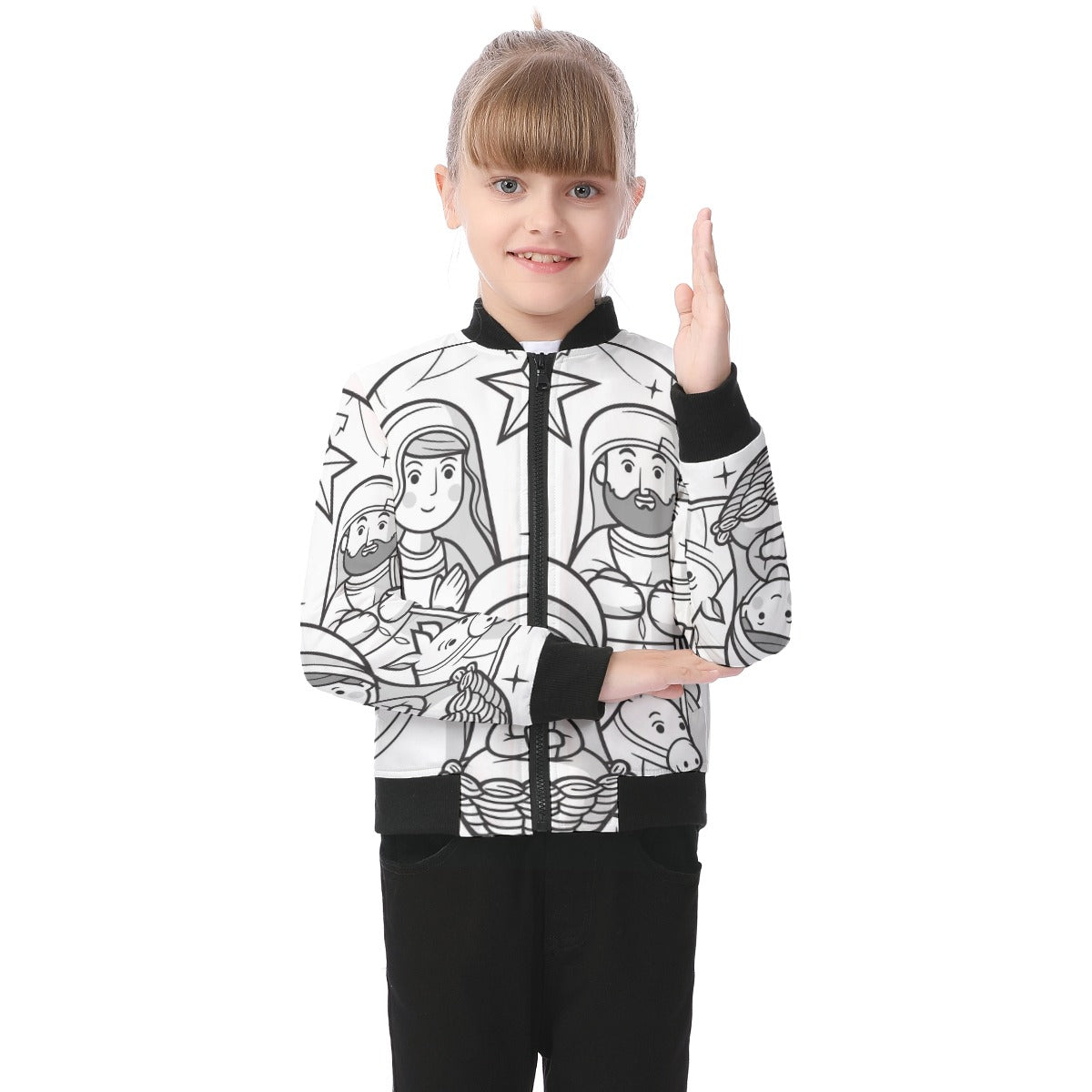 All-Over Print Kid's Bomber Jacket