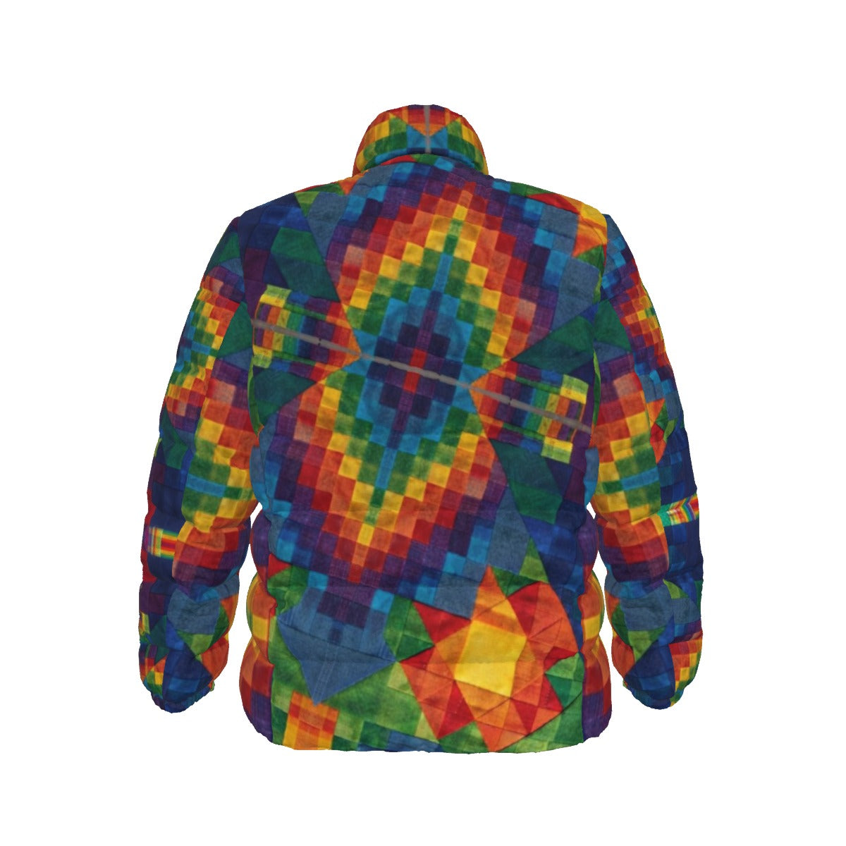 Coat of Many Colors Collection Unisex Stand collar slim down jacket