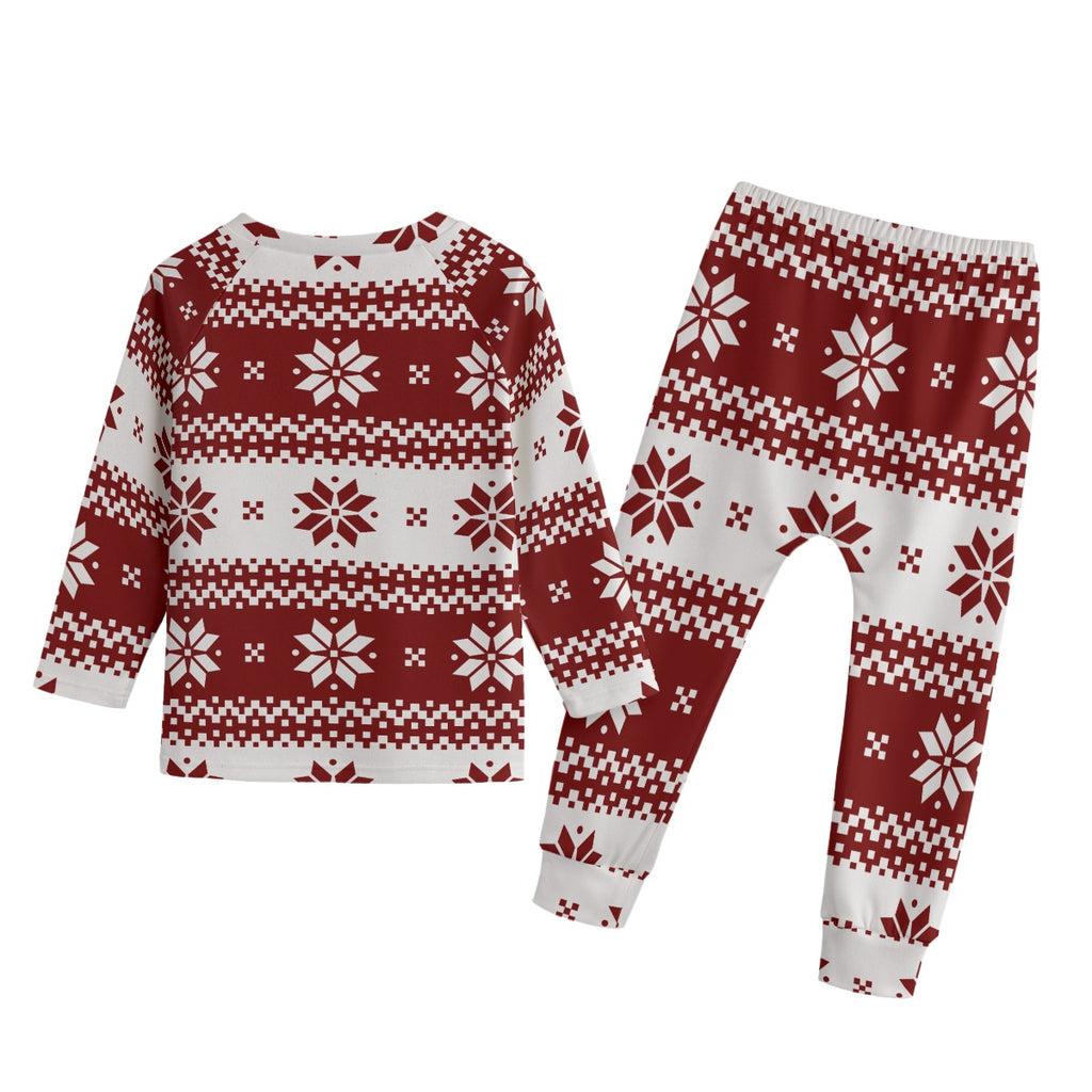 All-Over Print Kid's Knitted Fleece Set