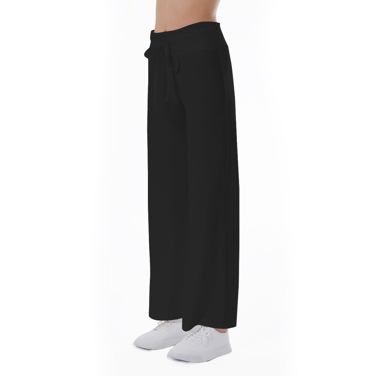 All-Over Print Women's High-waisted Straight-leg Trousers