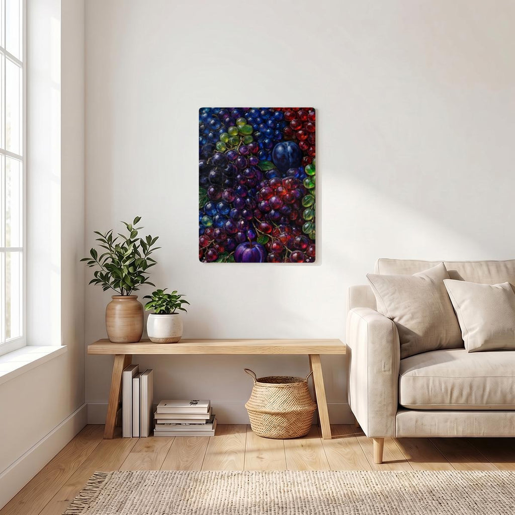 Bare Good Fruit Thickened Rectangular Iron Wall Painting Printed in Canada