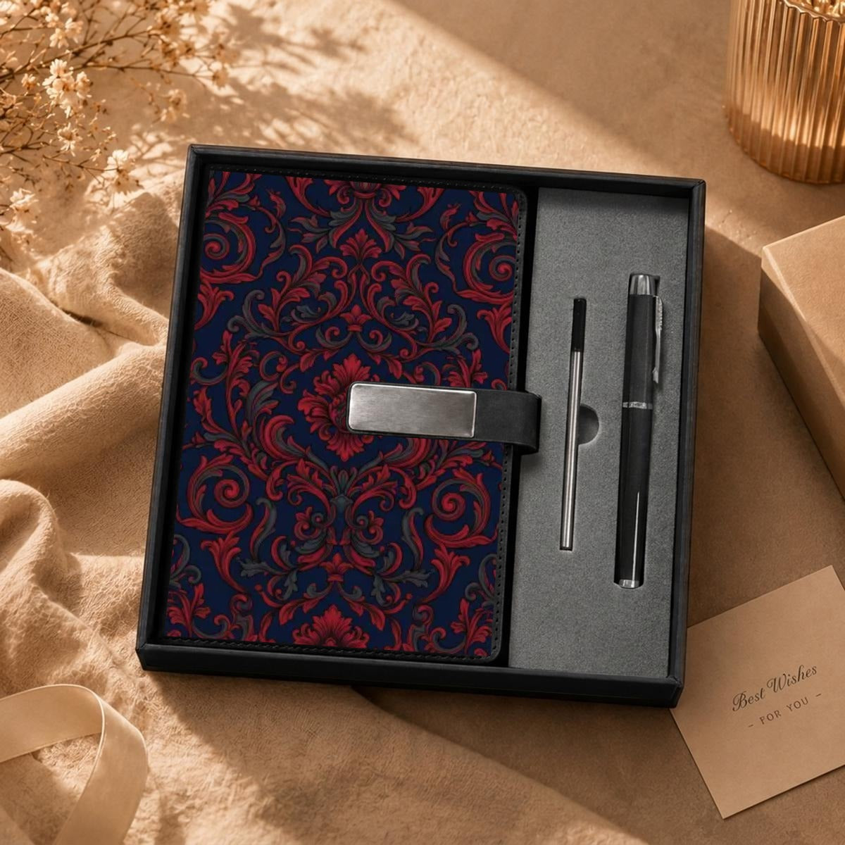 Notebook Gift Set with Metal Pen