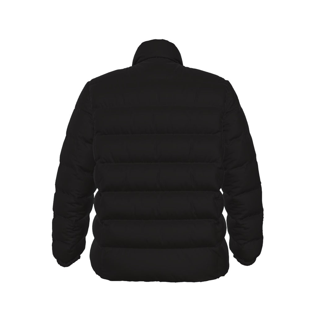 All-Over Print Unisex Stand collar slim down jacket