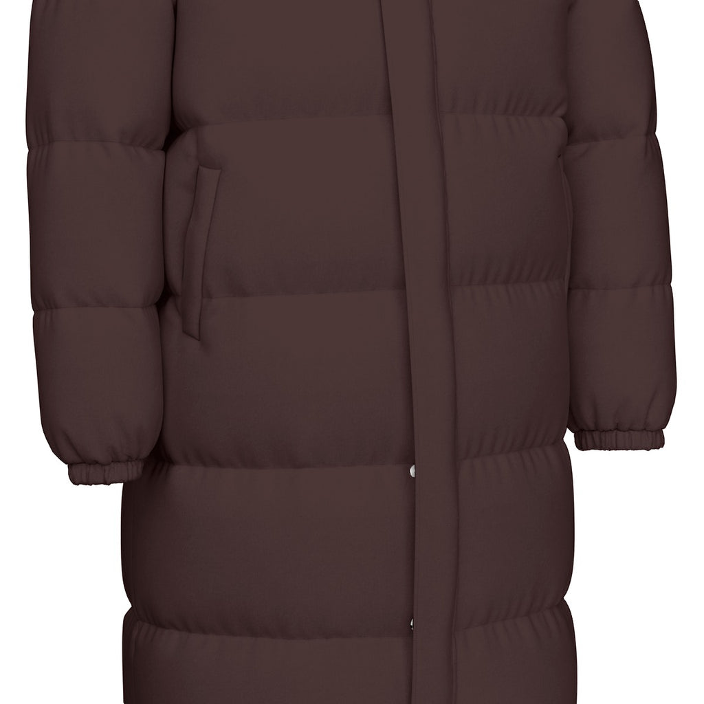 All-Over Print Unisex Long Down Jacket