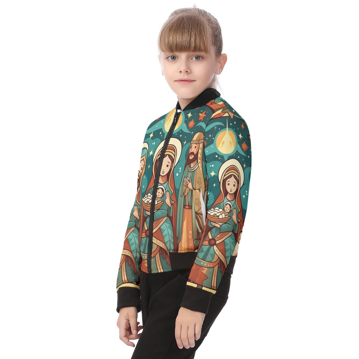 All-Over Print Kid's Bomber Jacket