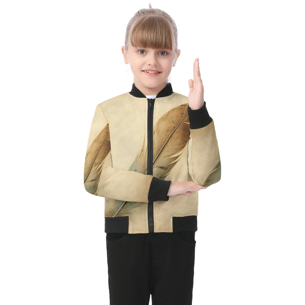 Blouson bombardier enfant imprimé all-over