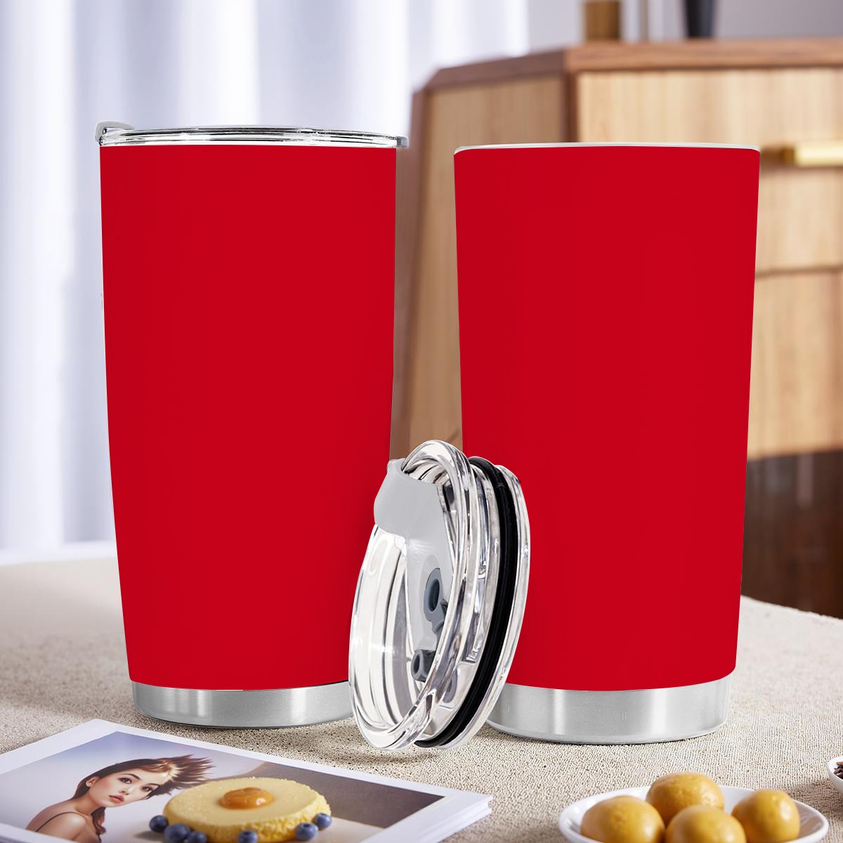 Custom 20OZ Tumbler With Sliding Lid Printed in USA