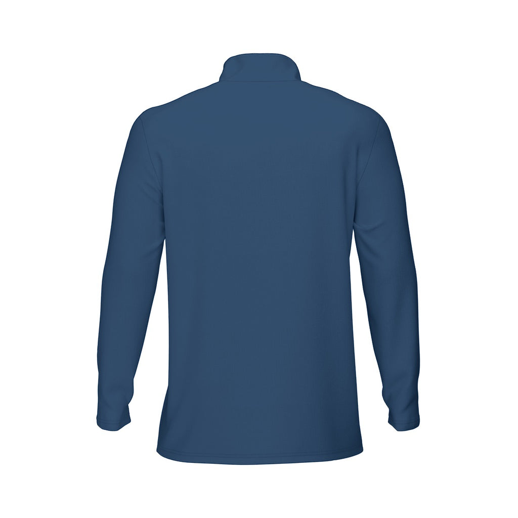 All-Over Print Men's Sports Collar Jersey With Long Sleeve| Interlock