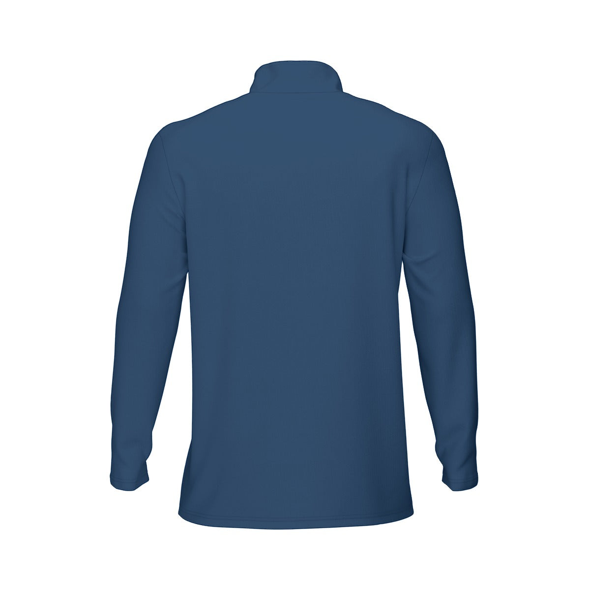 All-Over Print Men's Sports Collar Jersey With Long Sleeve| Interlock