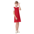 All-Over Print Kid's Short Sleeve Dress