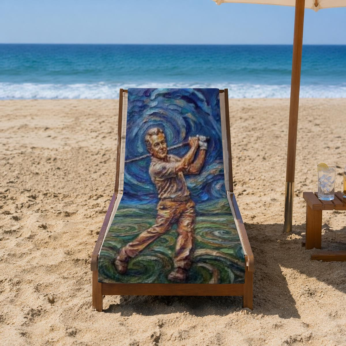 Golf Adult Beach Towel Printed in Canada|320GSM