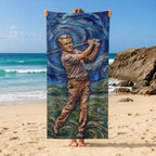 Golf Adult Beach Towel Printed in Canada|320GSM
